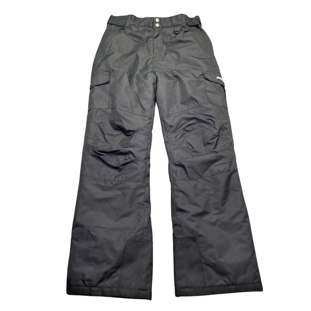 Arctix Youth XL Black Insulated Snow Cargo Pants Style 1540 Ski Snowboard